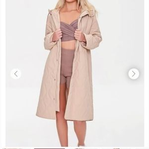 Forever 21 Quilted Coat BNWT